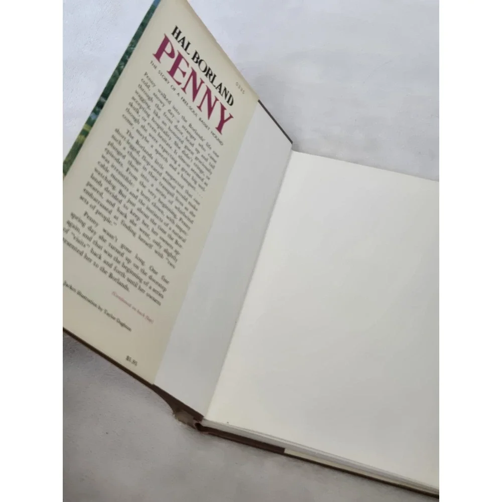 1972 Penny The Story of a Free-Soul Basset Hound Hal Borland HC DJ 1st Edition
